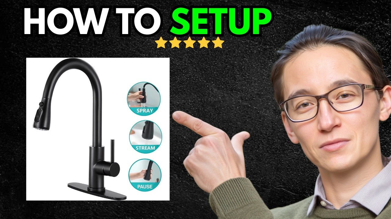 Phancir Kitchen Faucet With Pull Down Sprayer Installation And Review (2026)