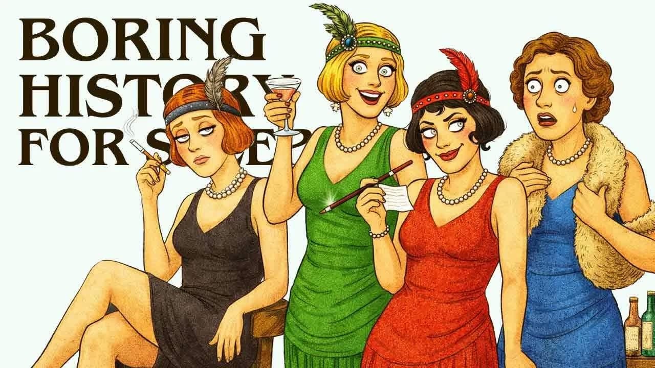 The Dark Side of Being a 1920s Flapper Girl ｜ Boring History for Sleep