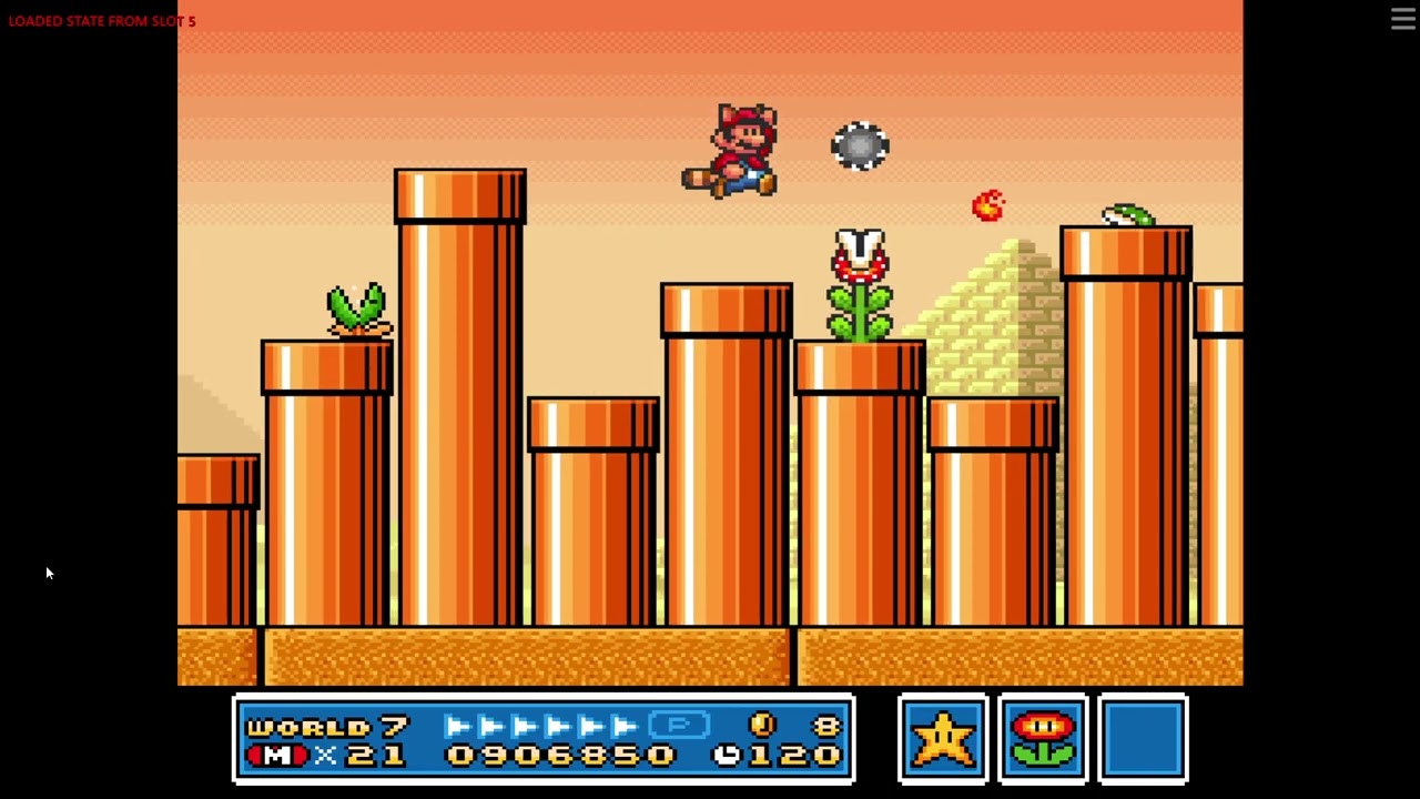 Super Mario All Stars SMB3 Hack World 7 Part 1