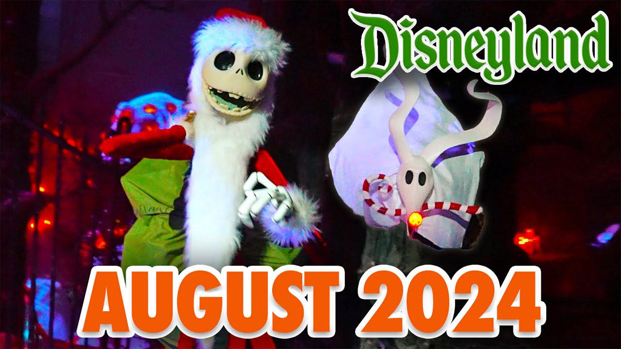 Disneyland Park - August 2024 Walkthrough + Updates: Haunted Mansion Holiday & NEW Halloween Merch!