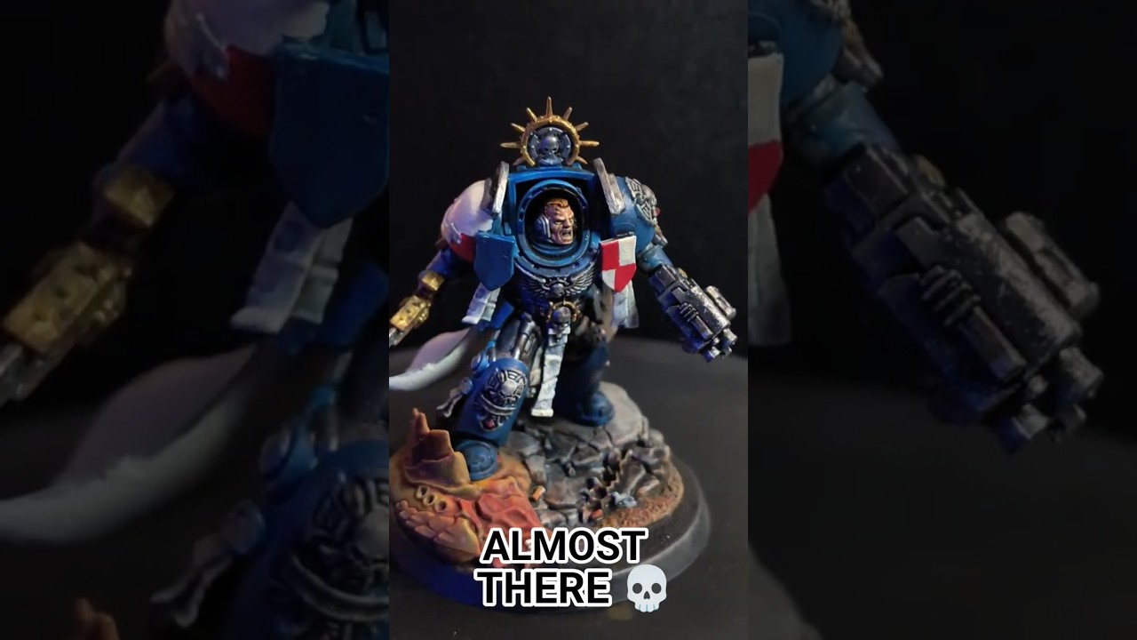 Мой первый капитан готов очистить галактику ☠️ #max_dm_crafting #warhammer40k #paintingminis #40k