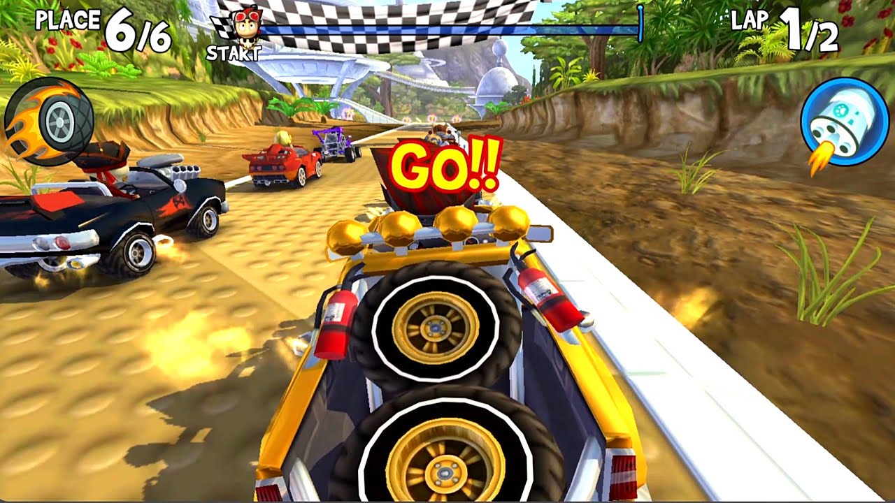 1000HP Gold Skin Unlocked! Rhino Championship🏆Beach Buggy Racing