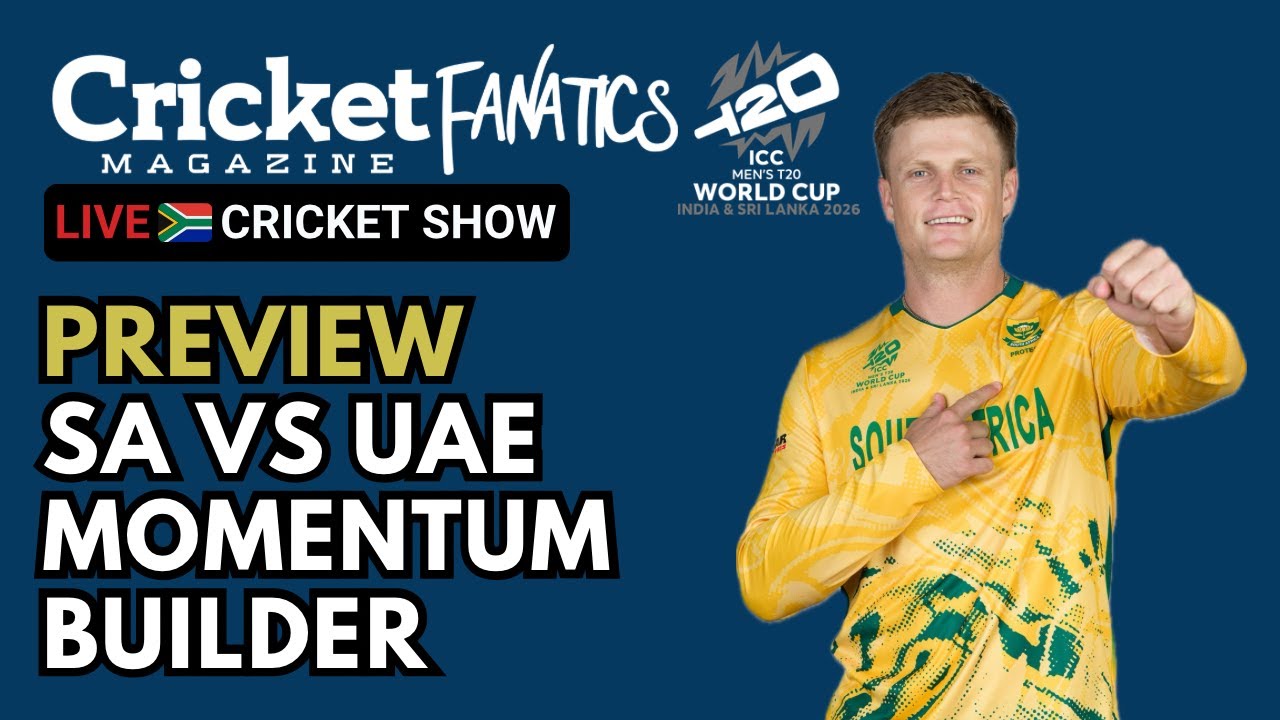 PREVIEW: Momentum Builder | SOUTH AFRICA vs UAE | T20 World Cup