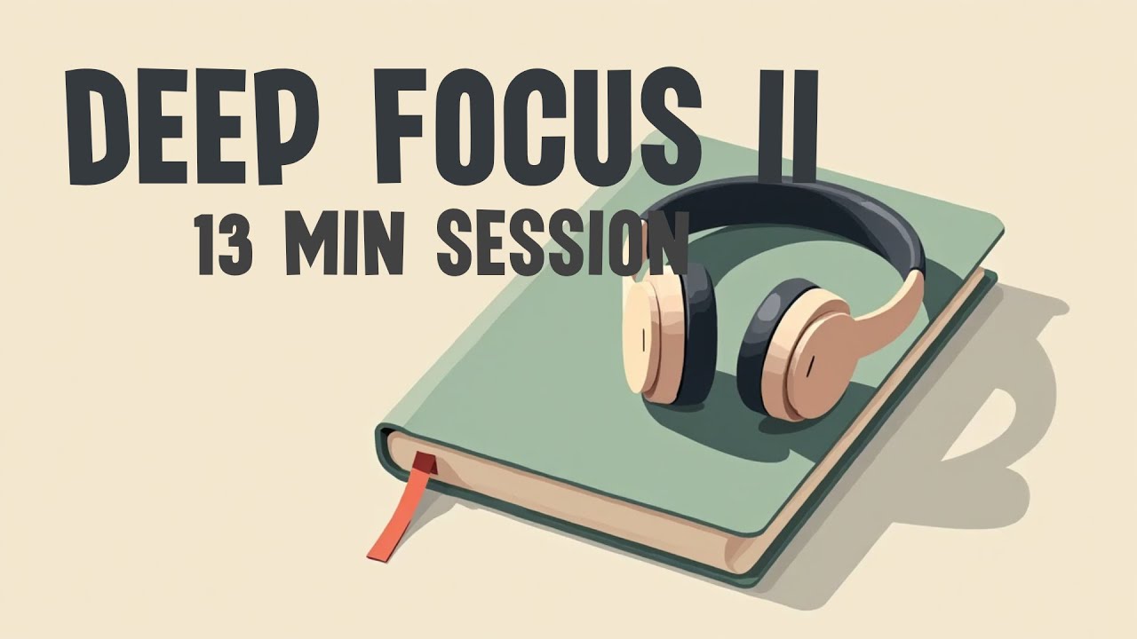 Deep Focus Session II 🧠 Calm Ambient for Intensive Work (13 Mins)