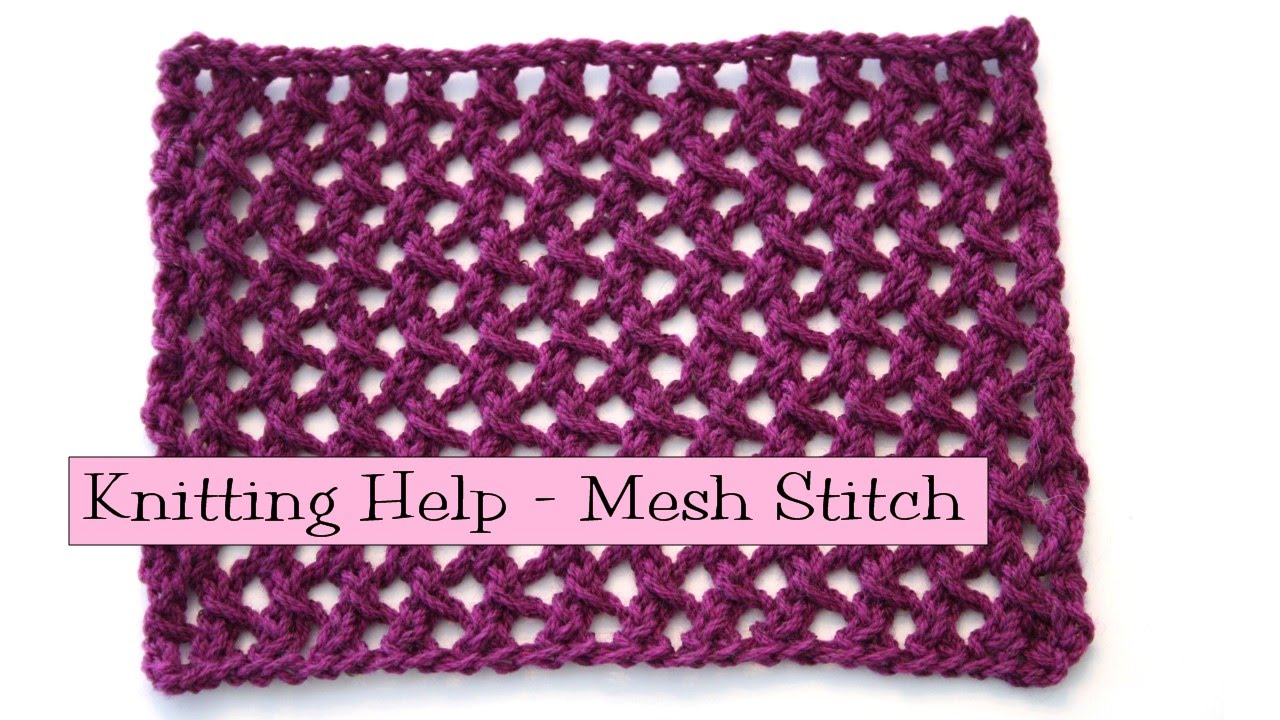 Fancy Stich Combo - Mesh Pattern Stitch