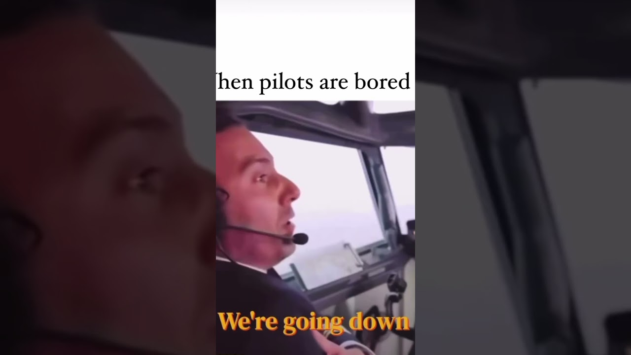 Legit prank&hellip;😅😂🤣✈️ ￼#Prank #Captain #Pilot #Funny #Airplane #Aircraft #Passengers #Airport #Scary