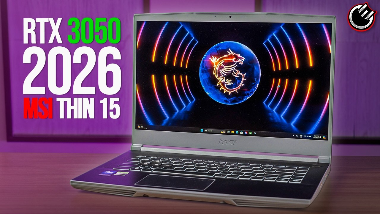 ¿RTX 3050 en 2026? Review Laptop GAMER MSI Thin 15 para 1080p ECONÓMICA