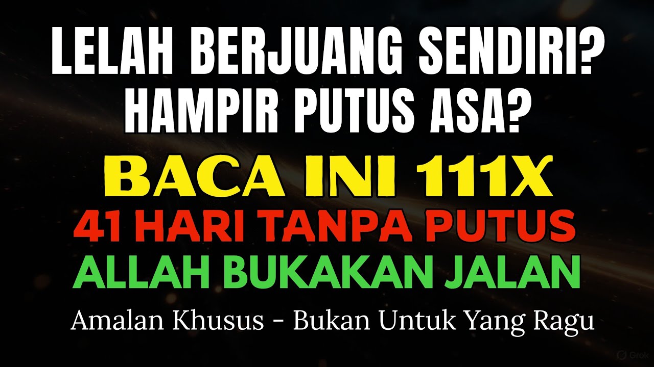 Amalan Penarik Rezeki Paling Ampuh: Ritual Jalur Langit di Waktu Mustajab Agar Beban Hidup Diangkat