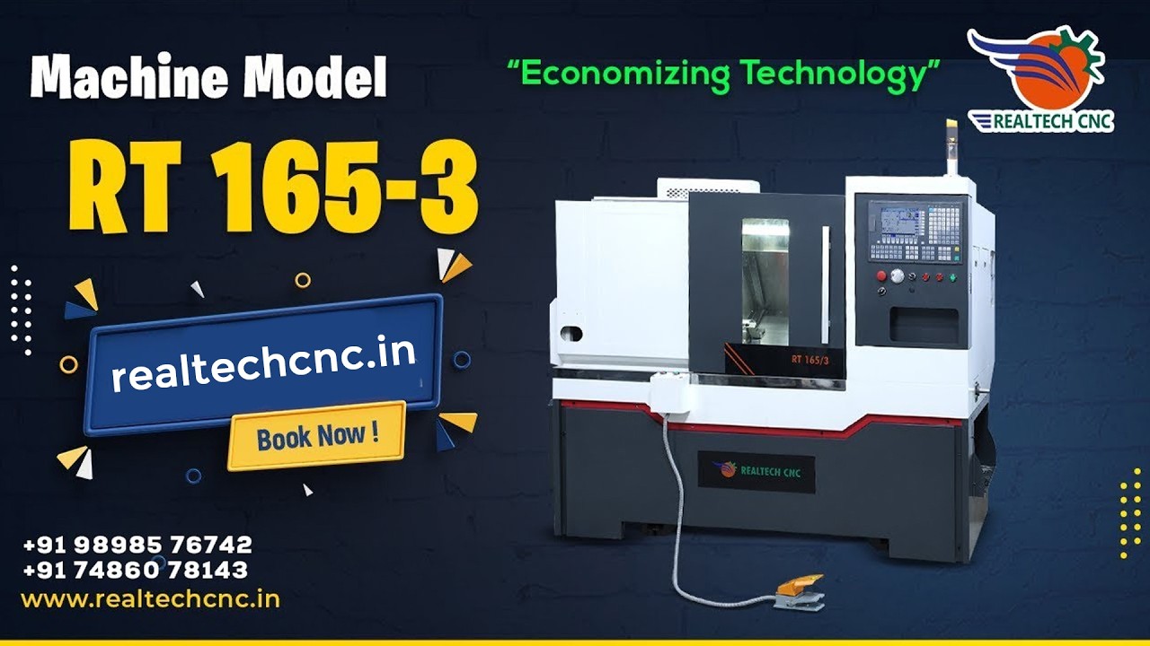Model : RT 165-3 | RealTech CNC Machine VD - 356