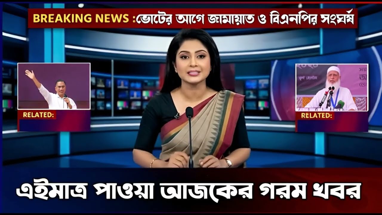 এইমাত্র পাওয়া Bangla News 01 Feb 2026 | Bangladesh Latest news| BNP Jamat Live Latest Bangla News