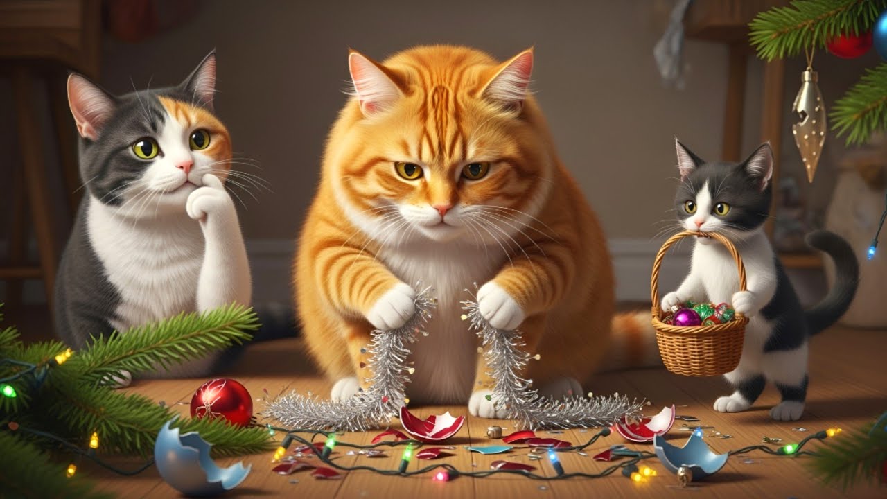 Baby Kitten’s Birthday Ruined by Rain… But Mama Cat Saves the Day! 🎂🐱