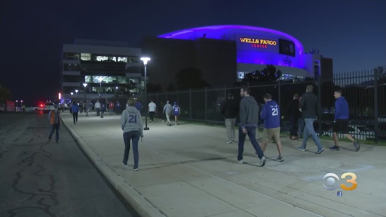 Fired-Up Sixers Fans Pack Wells Fargo Center For Home Opener