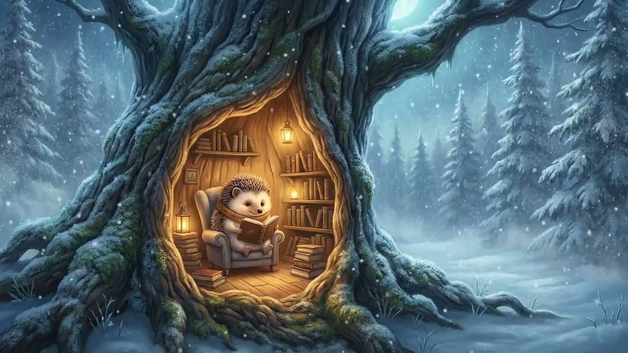 DAY 51 - Winter Chill Lofi ❄️ Cozy Hedgehog Study & Relax