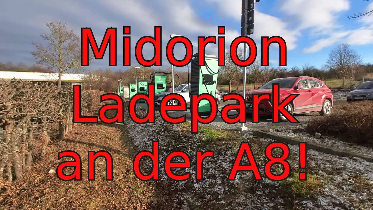 Ladepark von Midorion an der A8 in der Nähe von Karlsruhe!