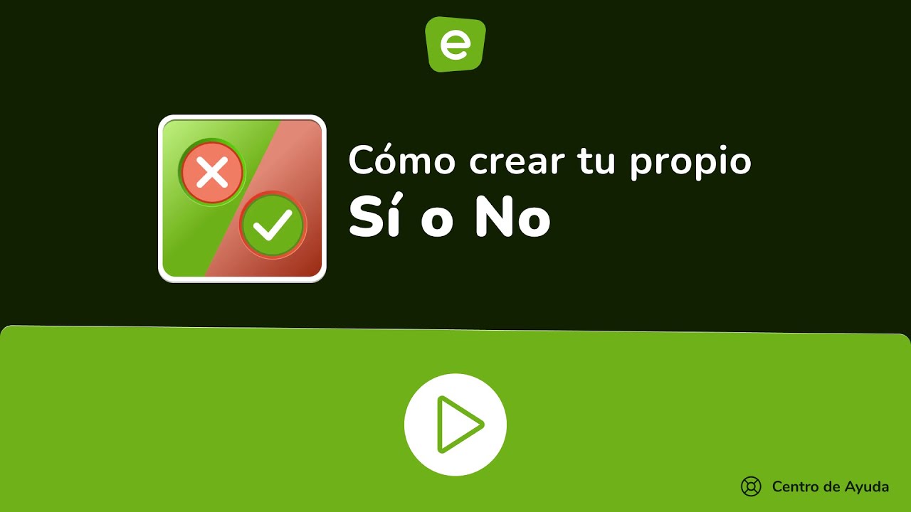 Cómo crear tu propio Sí o No en Educaplay