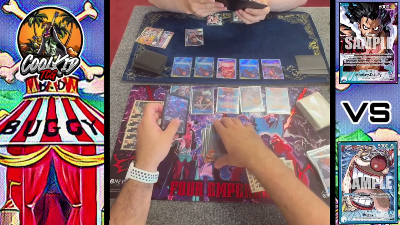 (OP11) Blue Buggy vs Blue/Purple Luffy