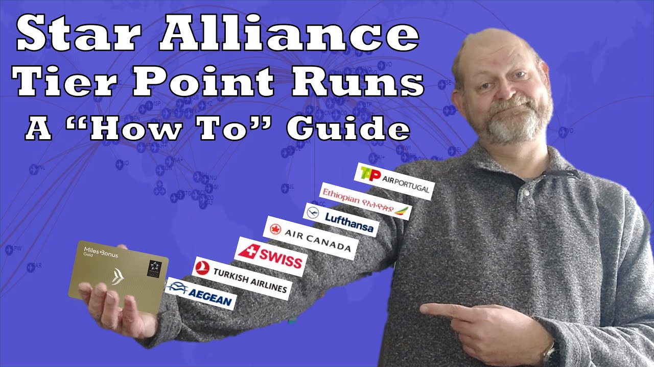 How to Build A Star Alliance Tier Point Run / Mileage Run