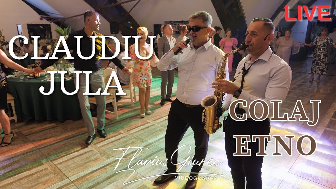 Claudiu JULA - Colaj ETNO | Nuntă Flavius și Claudia | LIVE 2024
