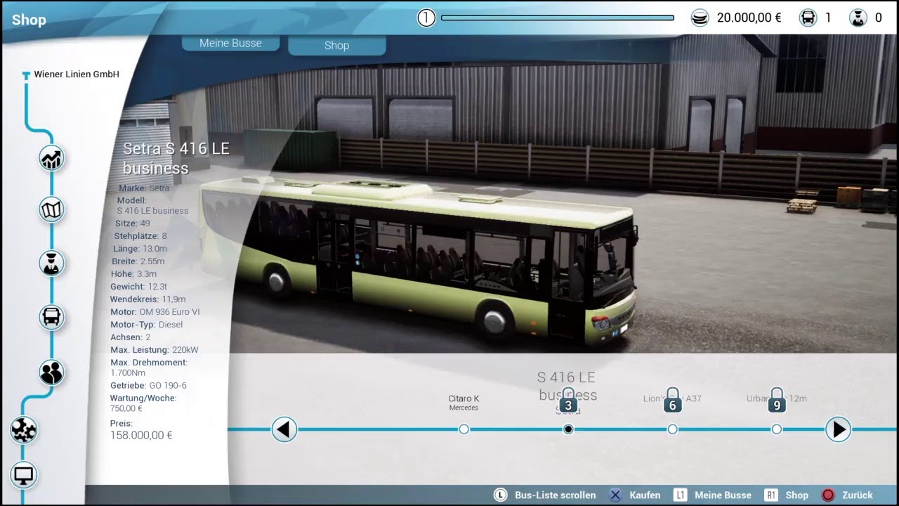 Bus Simulator  #001 - Tutorial & Jungfernfahrt.