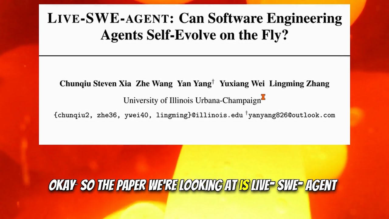 Live-SWE-agent: Can Software Engineering Agents Self-Evolve on the Fly? (Nov 2025)