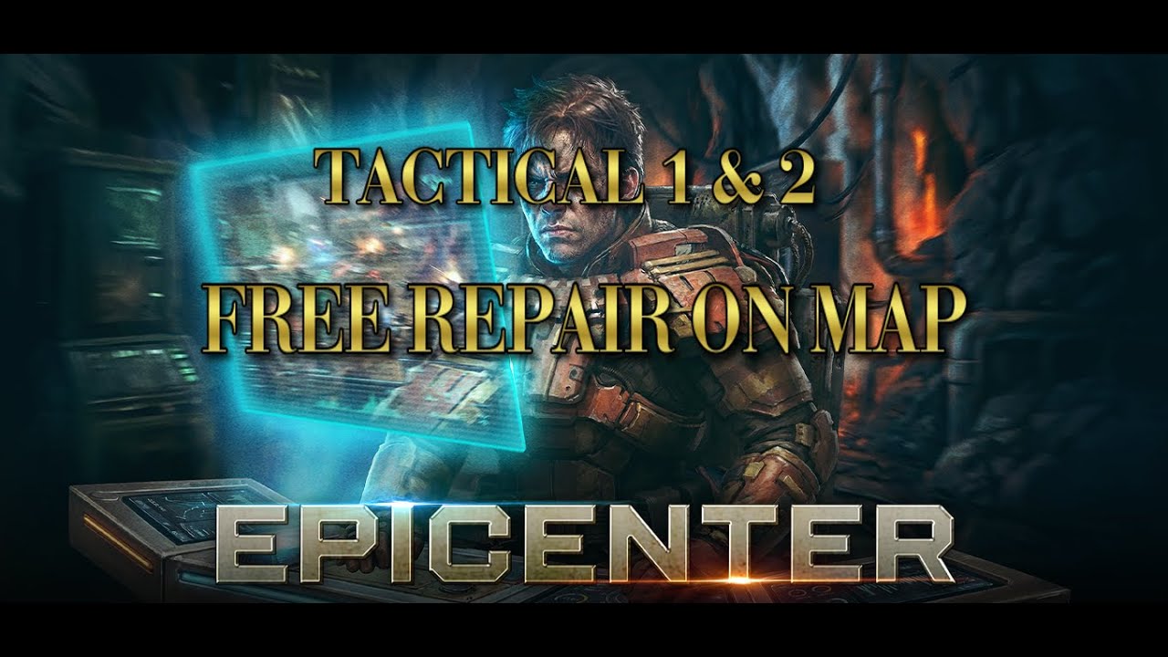 War Commander Epicenter Tactical 1 & 2 Free Repair on Map