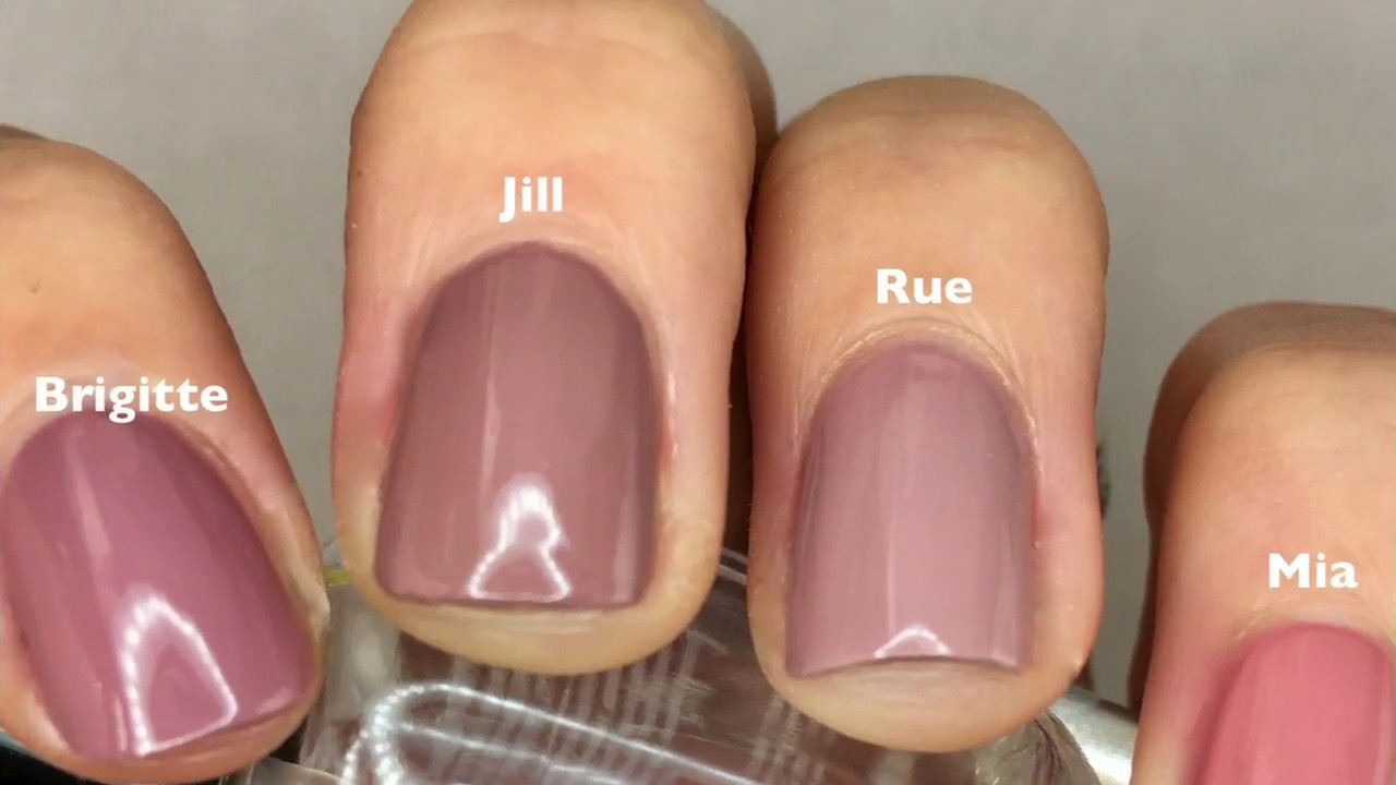 Zoya Neutral Mauve Comparison