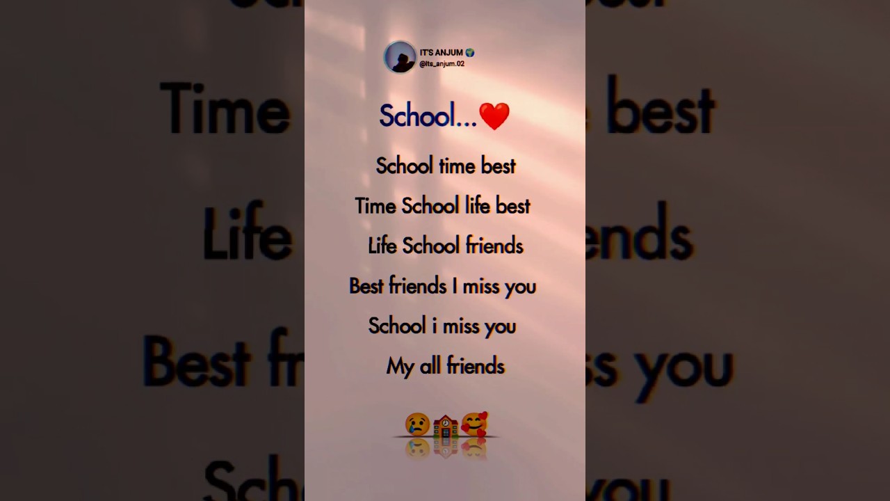School Life: Best Memories Best Friends 🥺 | #school #friendship #sadstatus #bestfriend #missyou