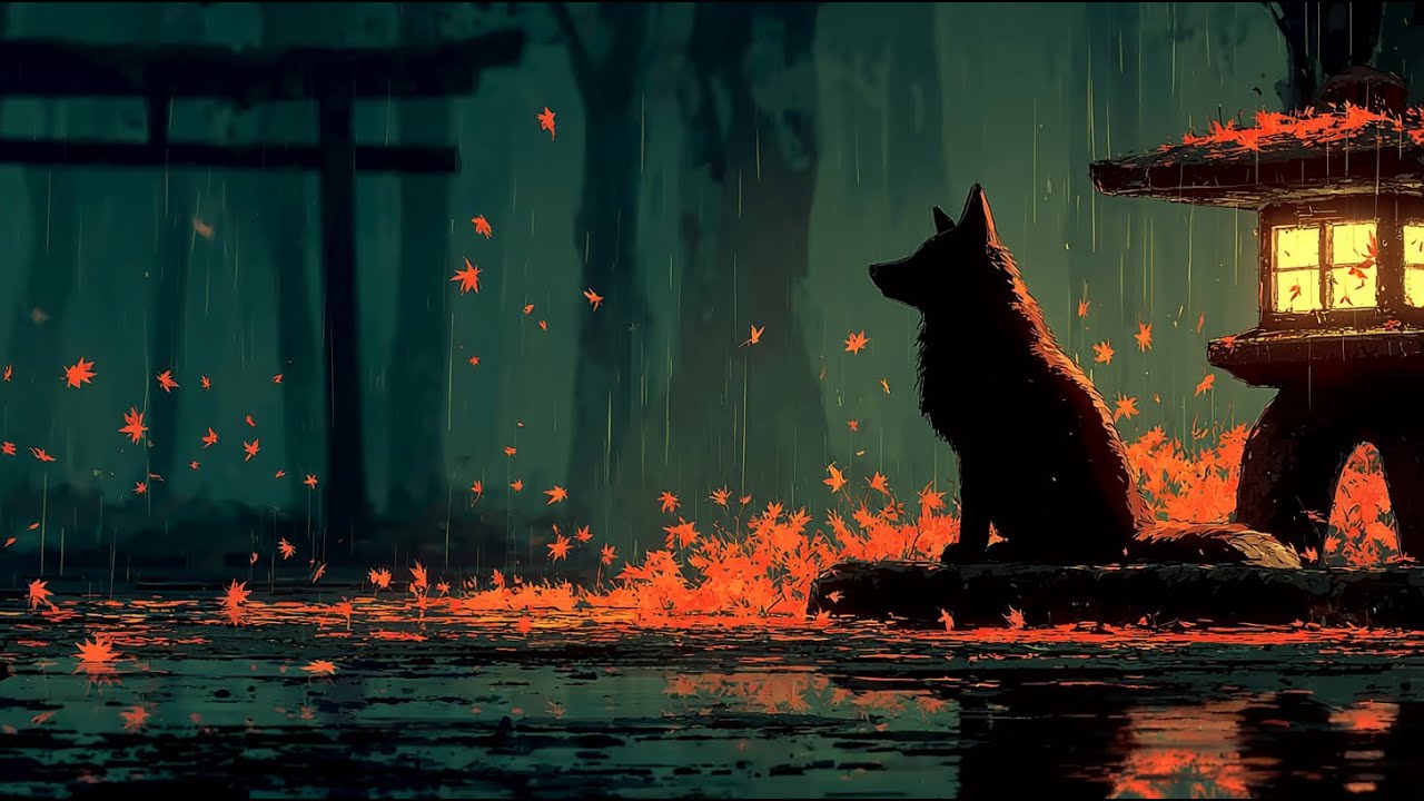 【Japanese Celtic fusion】Shrine of the Rain Fox| Relaxing Japanese Fantasy Music