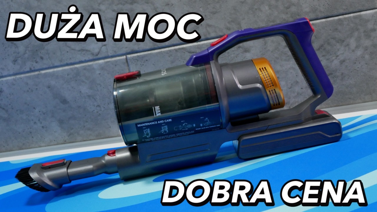Funkcjonalny odkurzacz do domu i auta z dużą mocą i w przystępnej cenie - Erabros EV7