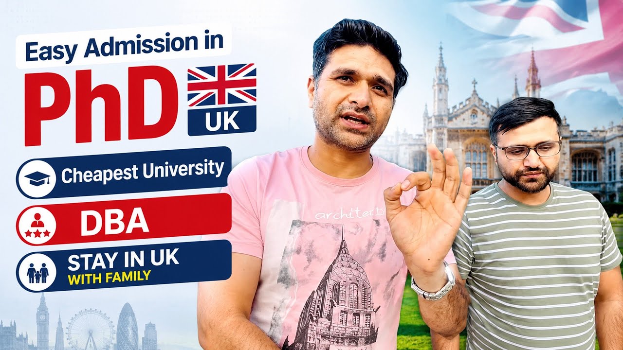 DBA | STUDY IN UK WITH DEPENDENTS | 2026 LOW FEE UNIVERSITY | PhD