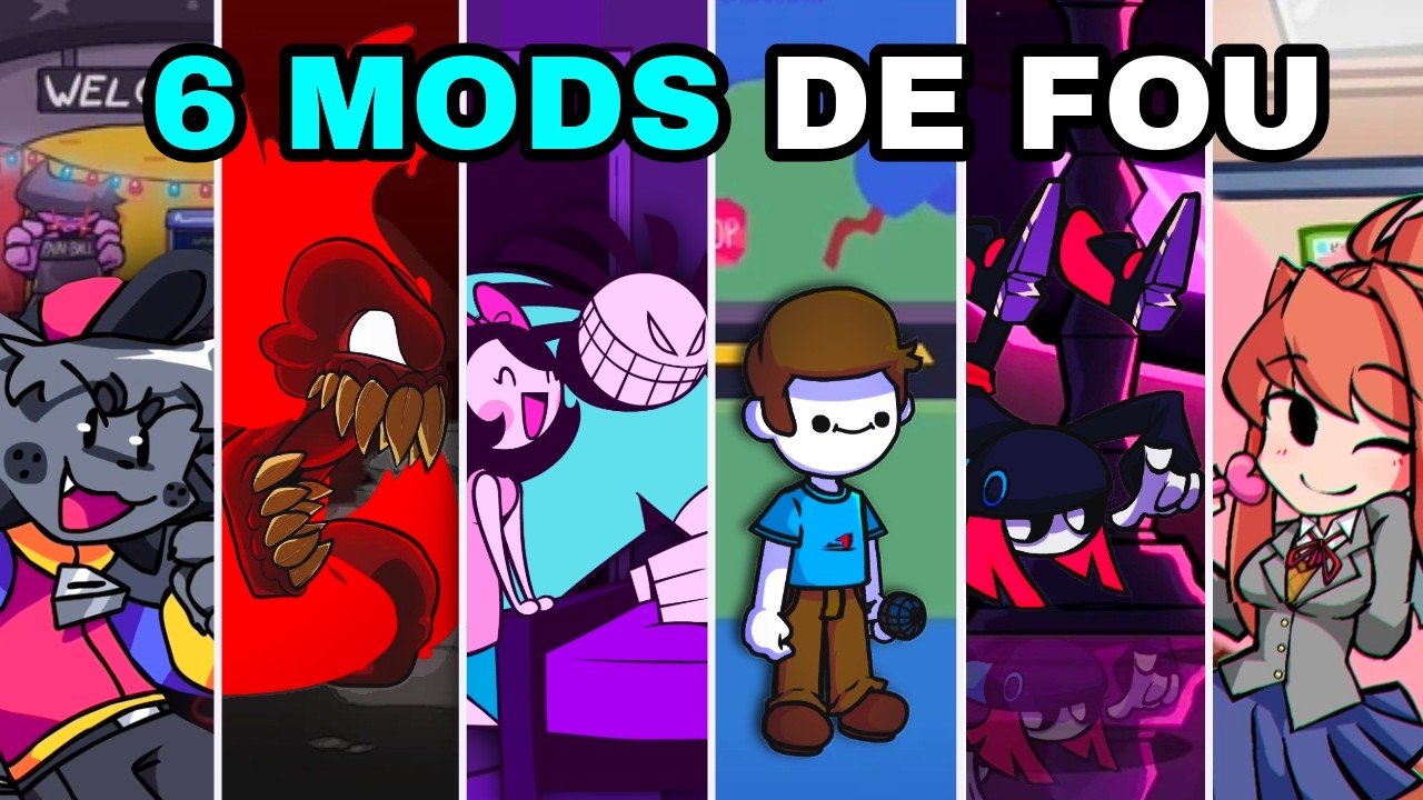 J'ai Rejoué à 6 mods FNF de FOU