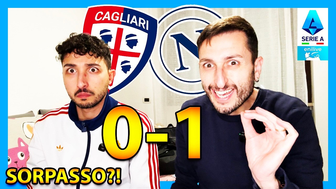 CAGLIARI-NAPOLI 0-1: CONTE SI RIMETTE DAVANTI AL MILAN‼️👀
