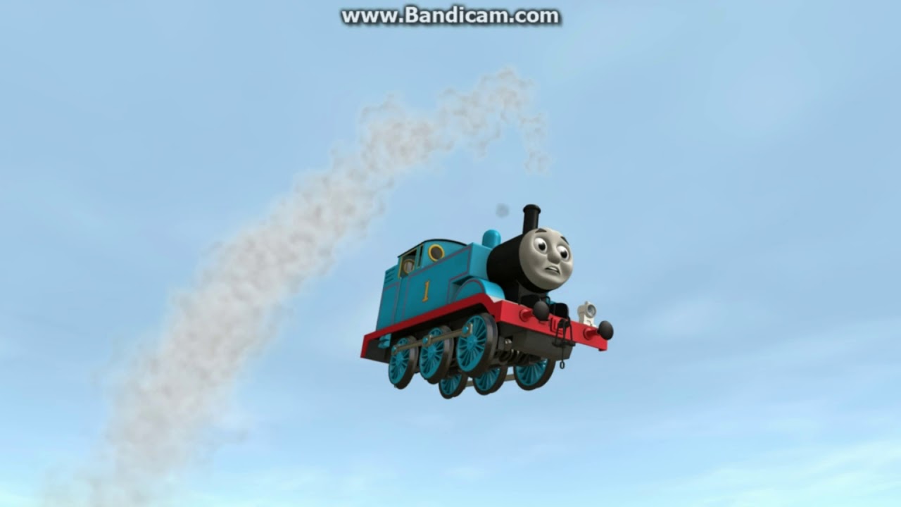 Trainz Remake Clip  -  The Great Race -  Thomas's Bridge Jump (With Russian Subtitles)