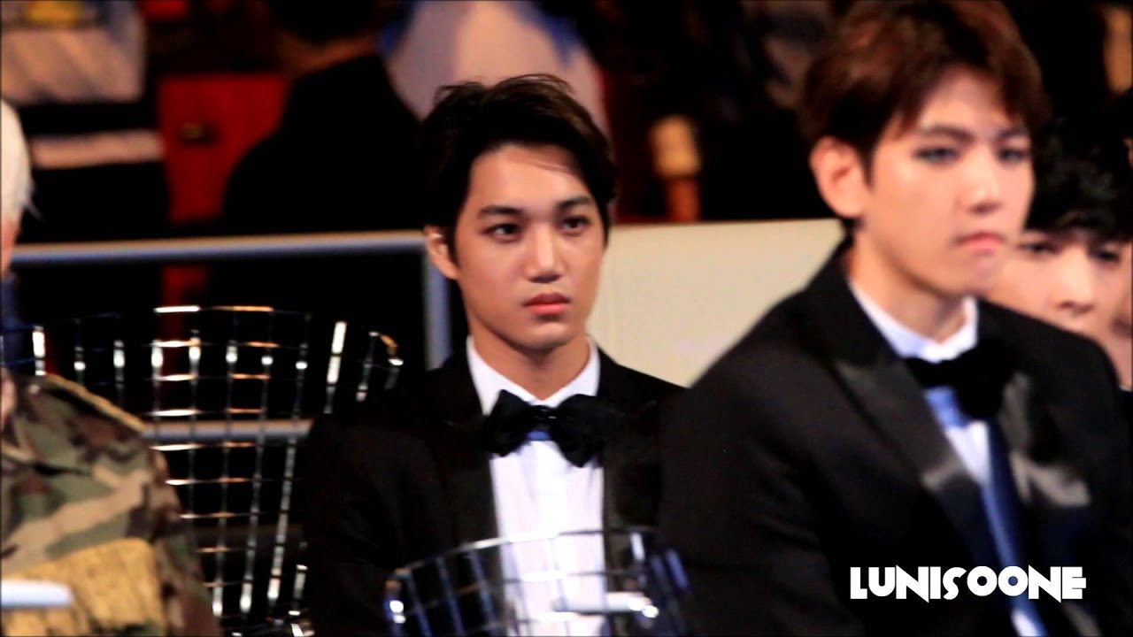 [1080p] 141203 EXO (Sleepy)KAI Focus (Watching INFINITE Stage) - MAMA in HK