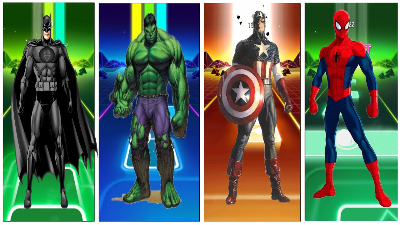 “Spider-Man, Hulk & Friends Play Tiles Hop (Crazy Combo Edition)”