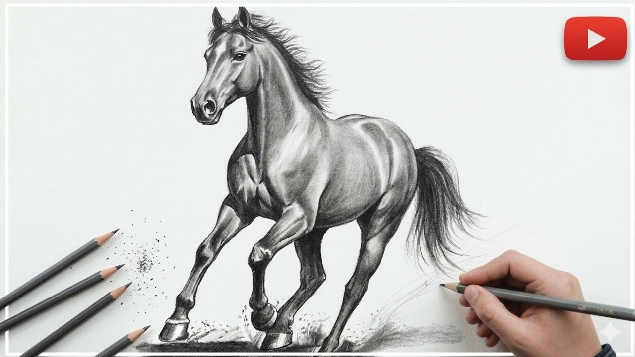 Ultimate Guide: Step-by-Step Realistic Horse Shading for Beginners & Pros