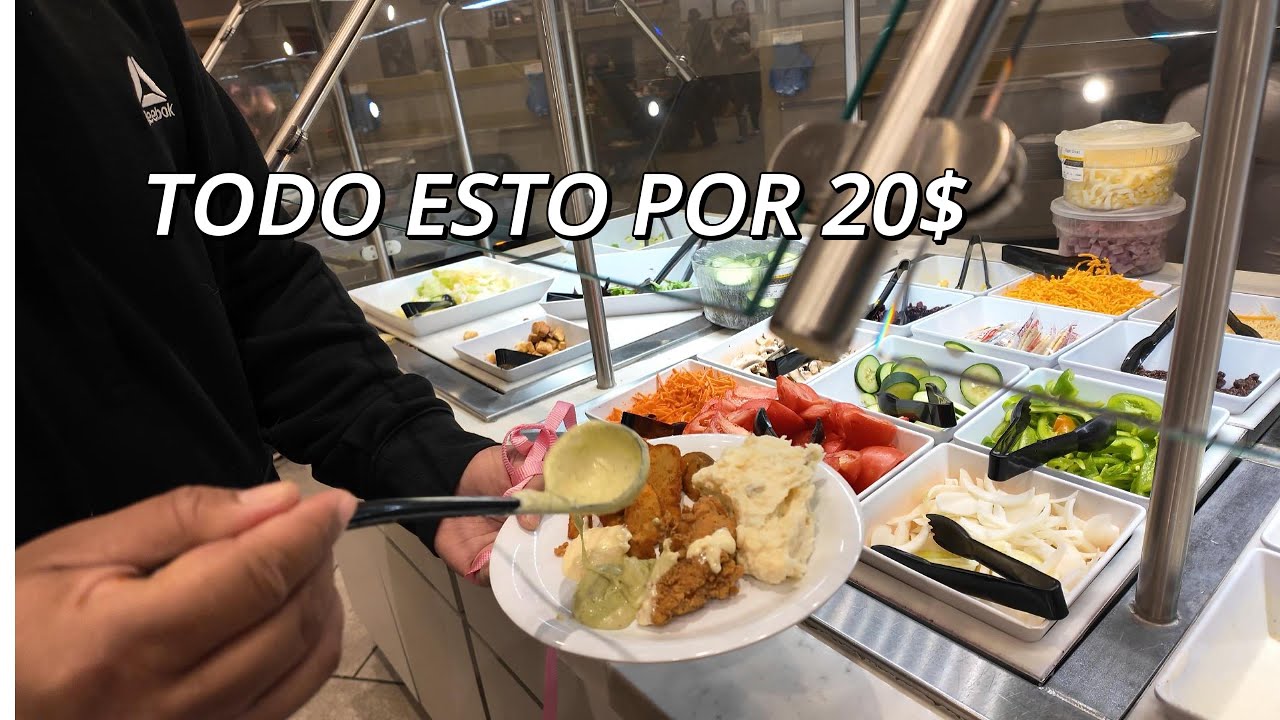 Comiendo ilimitado por 20$ en USA