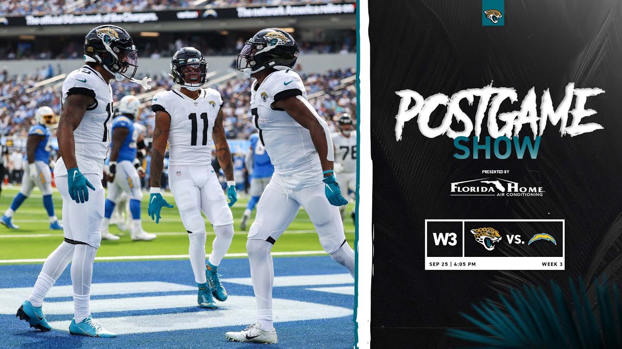 Jacksonville Jaguars (38) vs. Los Angeles Chargers (10) | Postgame Show | Week 3