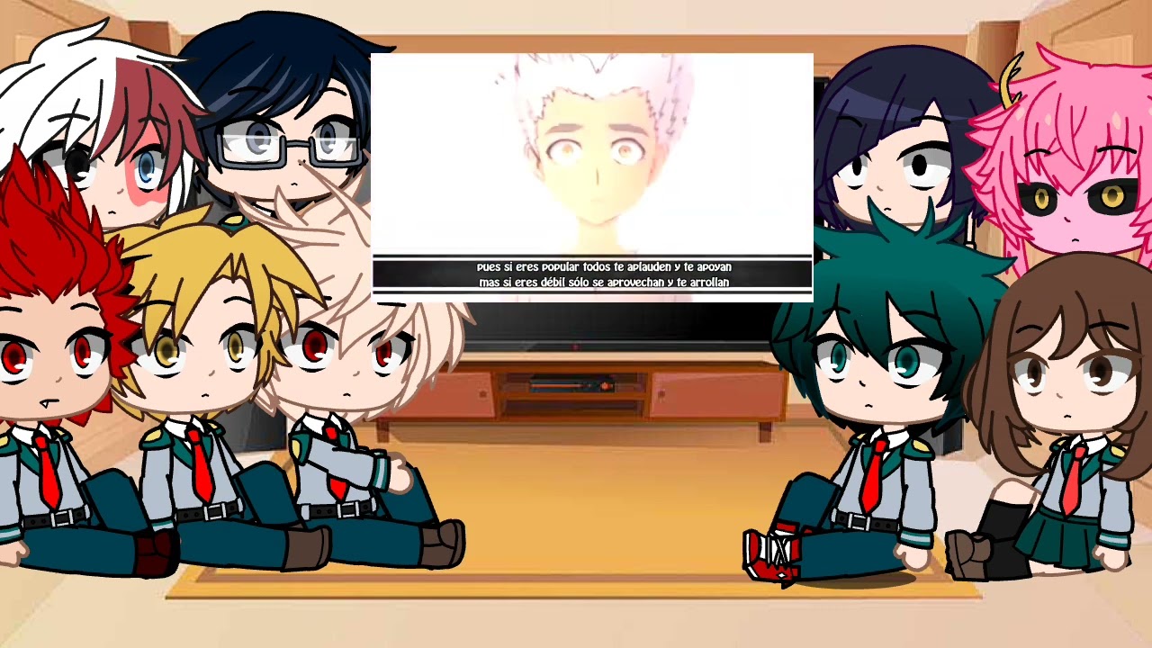 BNHA REACCIONA AL RAP DE GAROU   (1/2)