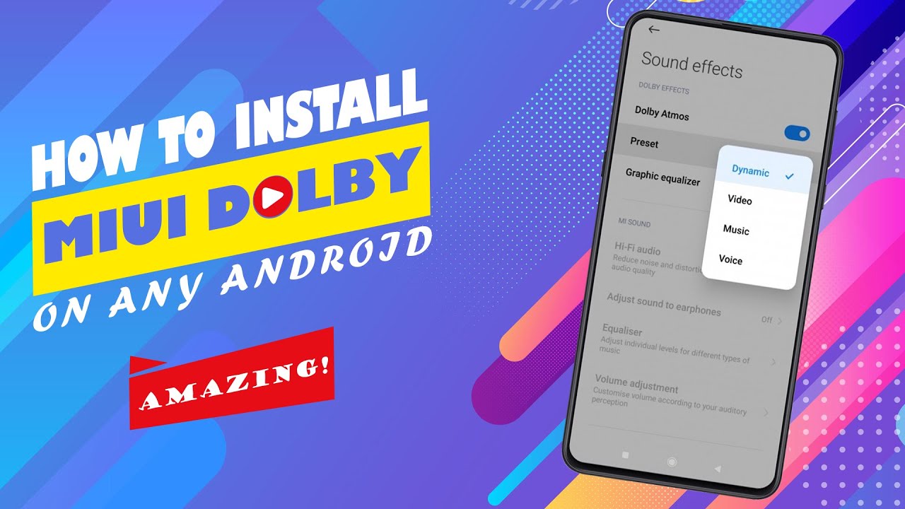 HOW TO INSTALL MIUI Dolby on AOSP (Custom) ROMs | Best Dolby Sound Effects for Android Phones 2022