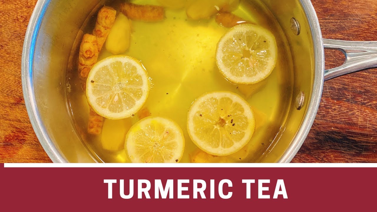 Flush out Toxins | Lemon Ginger Turmeric Tea  | The Frugal Chef