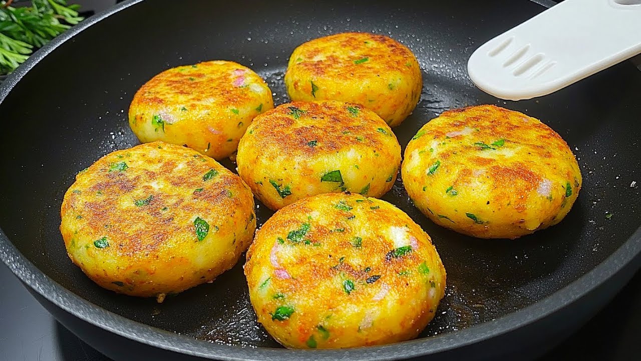 Wenn Sie 3 Kartoffeln und 1 Ei haben, ist dieses Rezept f&uuml;r Sie! Familienrezept in 10 Minuten!