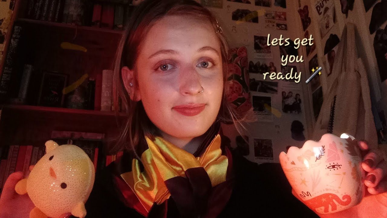roleplay asmr • gryffindor student prepares you for your sorting ceremony 🕯☕️🦉