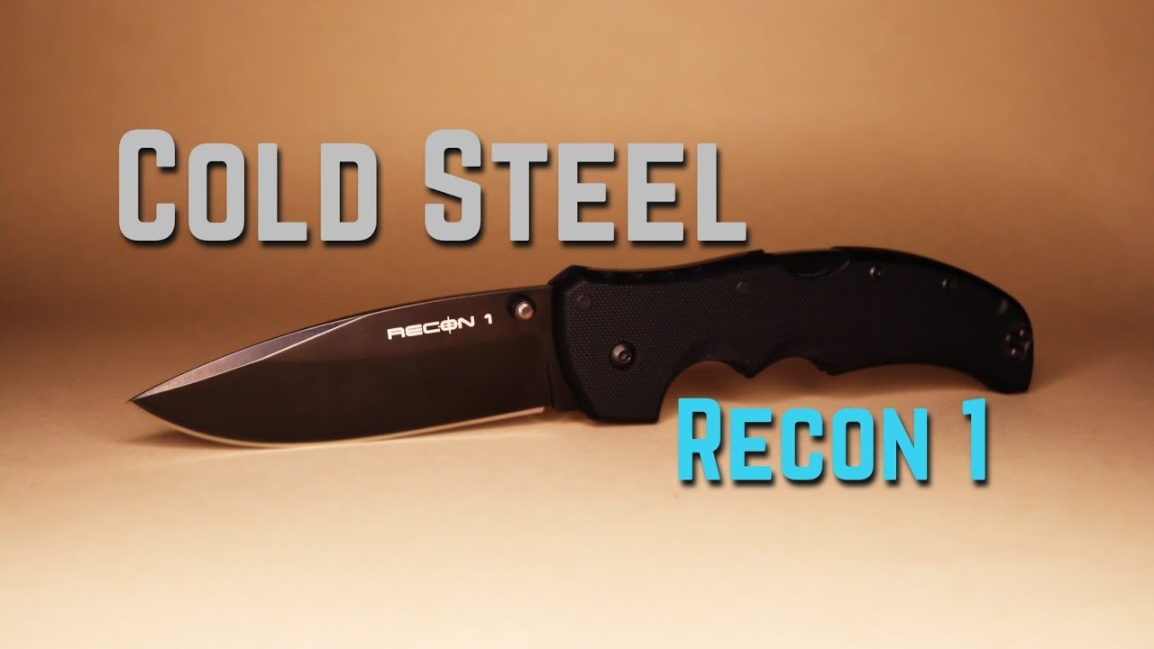 Cold Steel Recon 1 Pocket Knife W/Day Glow Green Scales!!! 