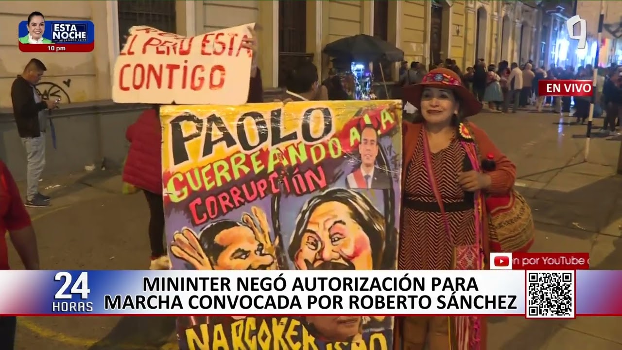 Mininter niega garant&iacute;as para marcha convocada por Juntos por el Per&uacute;
