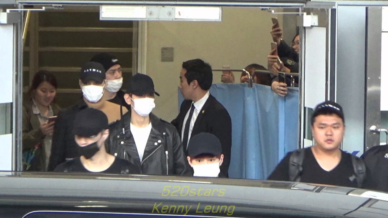 EXO (엑소) Hong Kong Airport Arrival 20161202 #MAMA