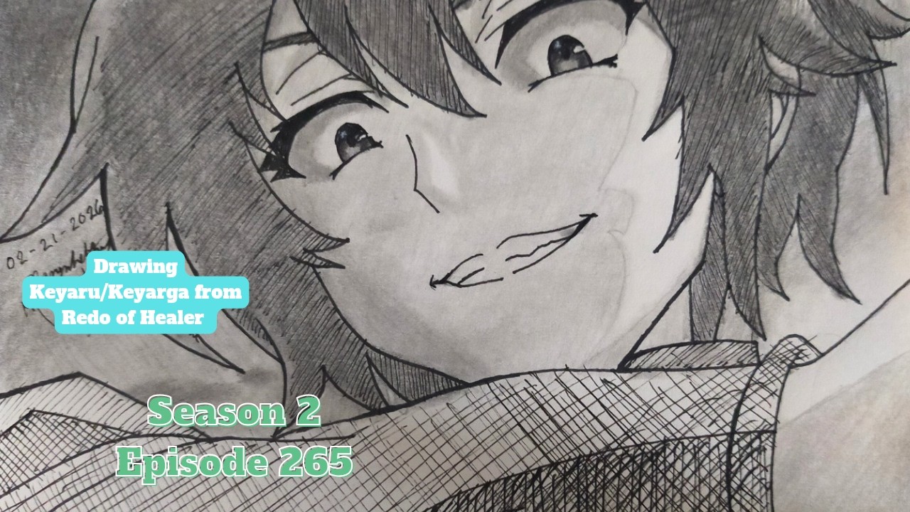 Drawing Keyaru/Keyarga from Redo of Healer S.2 #265 