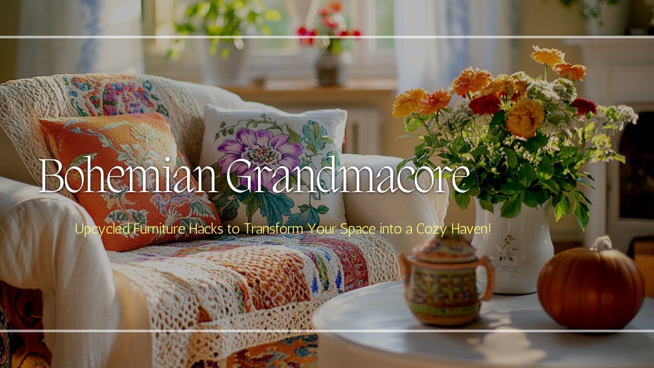 Bohemian Grandmacore: Upcycled Furniture Hacks to Transform Your Space into a Cozy Haven!