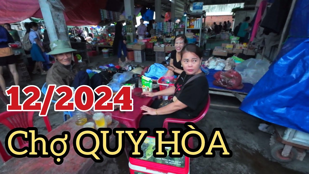 Chợ QUY HÒA Quy Nhơn (12/2024) trước di dời!