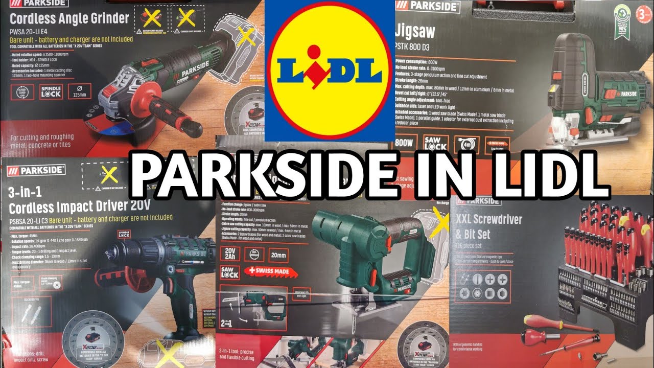 PARKSIDE TOOLS FULL VARIETY IN LIDL UK/CORDLESS TOOLS WITH LESS PRICE 